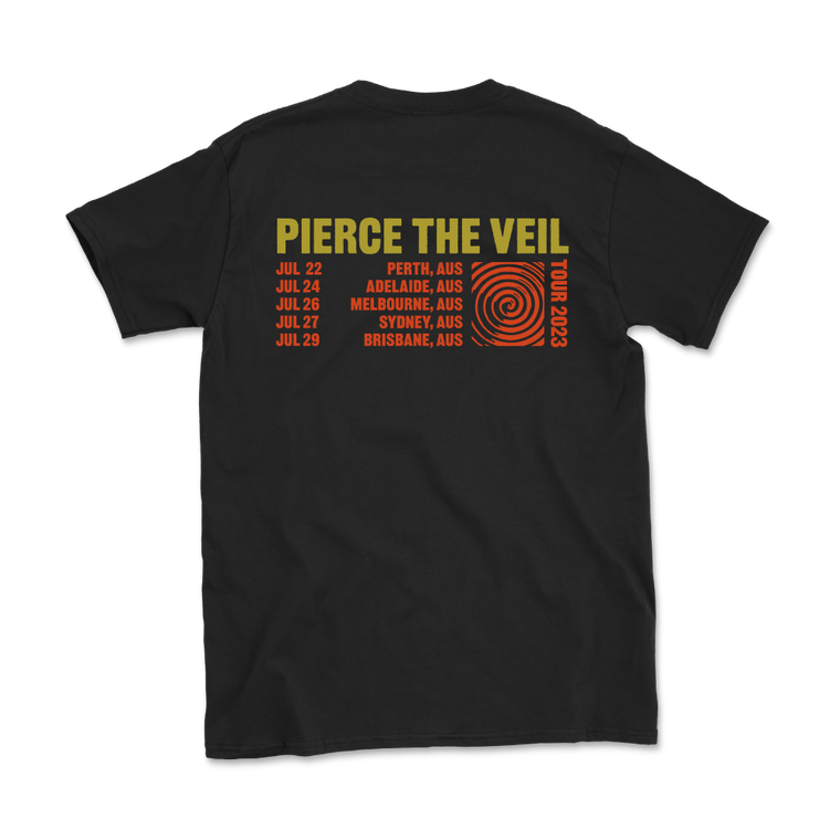 Pierce The Veil / Conjoined Tour Dates Black T-Shirt