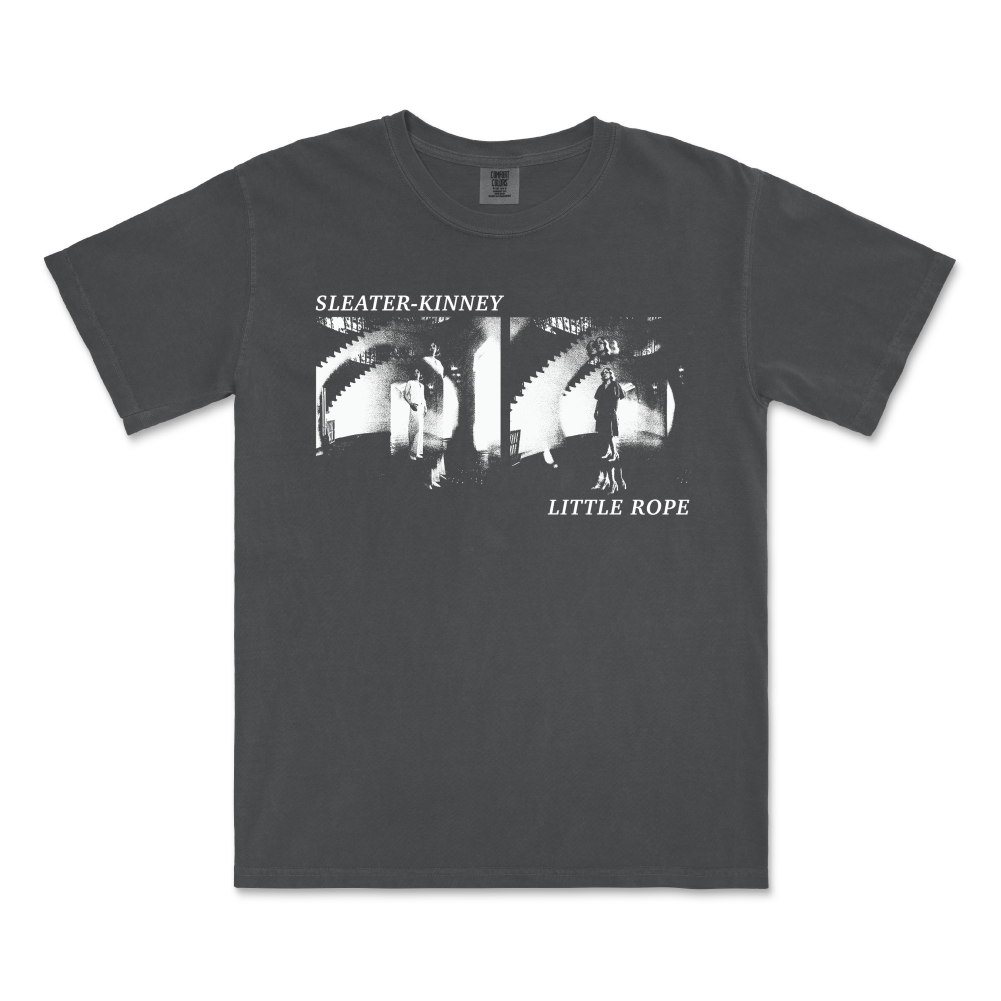 Sleater Kinney Little Rope Charcoal Tour Tee