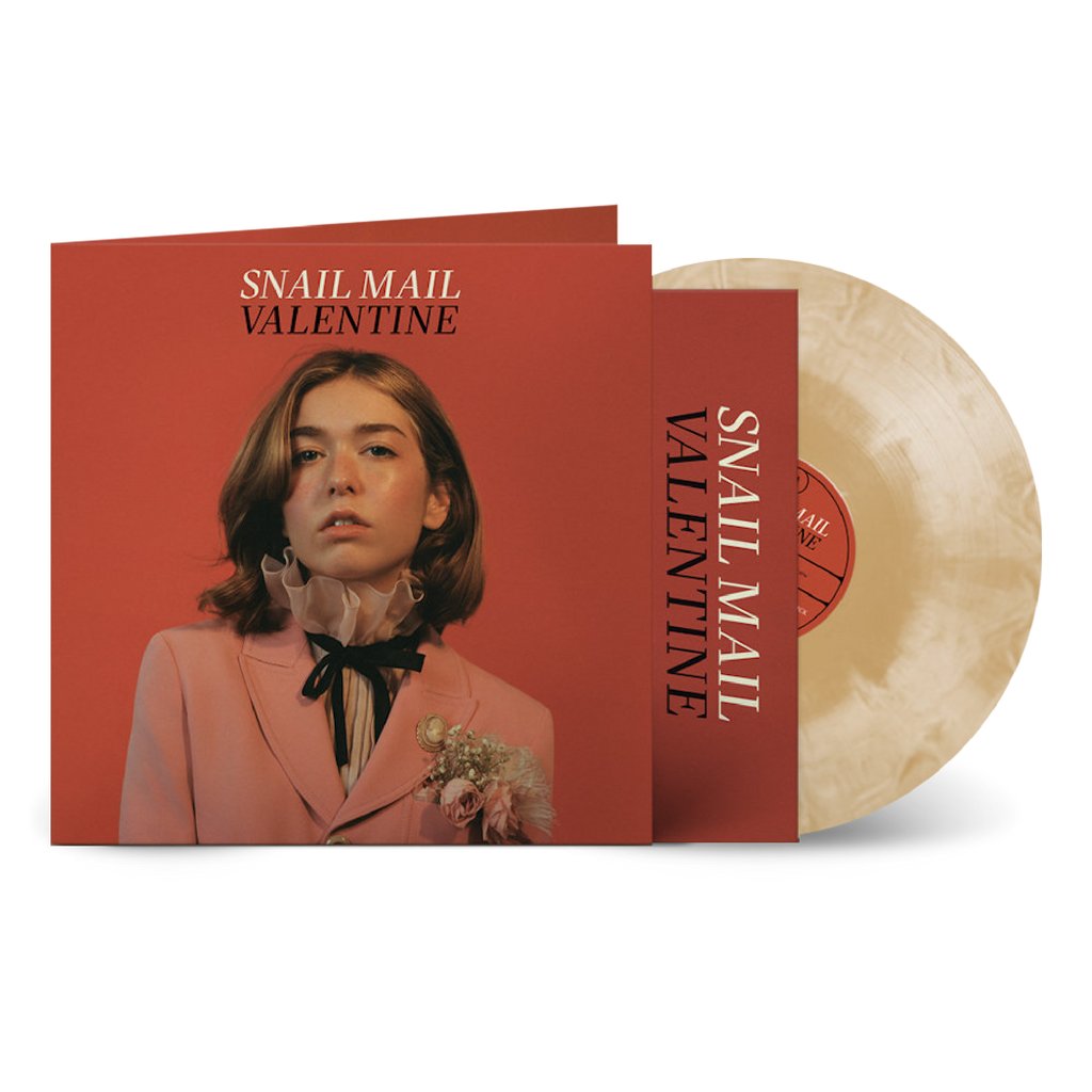 Snail Mail / Valentine LP White & Gold Explosion Vinyl