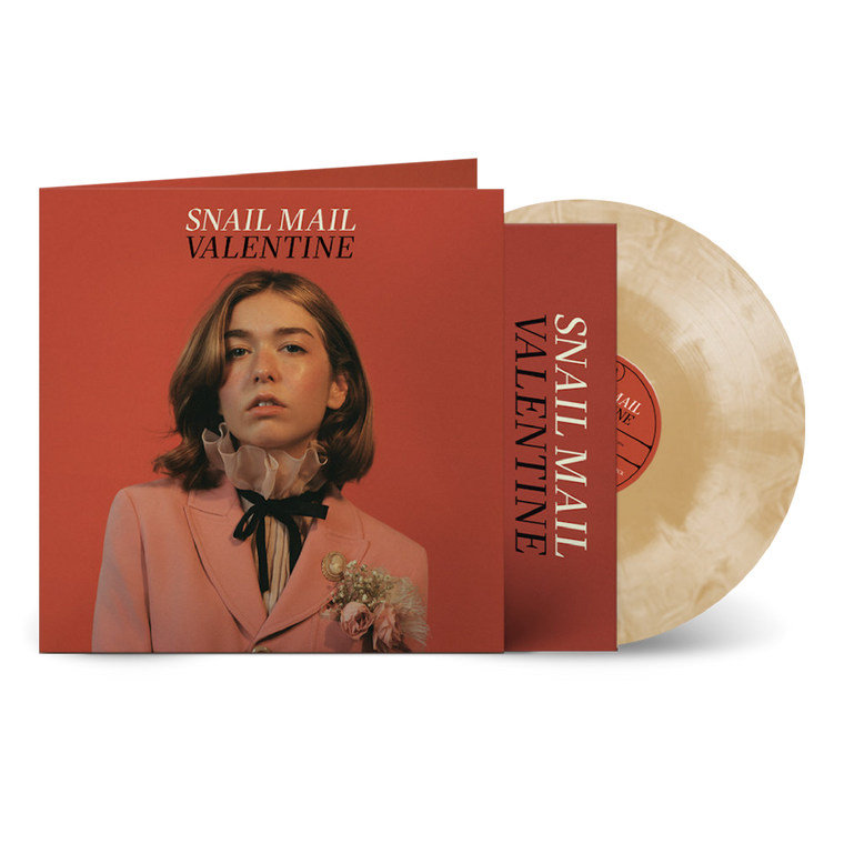 Snail Mail / Valentine LP White & Gold Explosion Vinyl