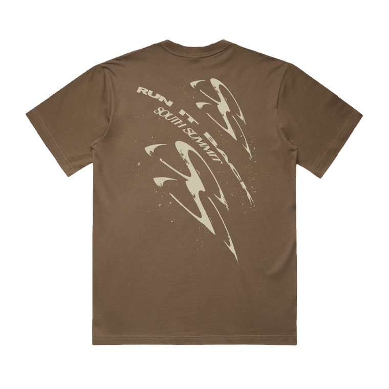 South Summit / RUN IT BACK Brown T-Shirt