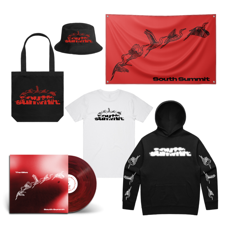 South Summit / The Bliss LP Vinyl, Hood, T-Shirt, Hat Bucket, Flag & Tote Bundle ***PRE-ORDER***