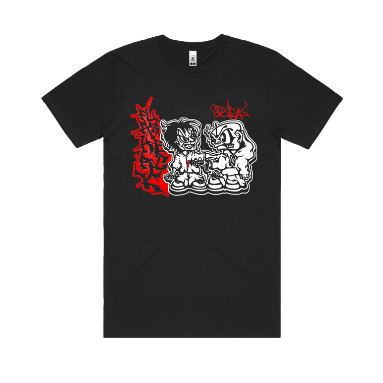 SPEIRA / Crettins Black T-Shirt