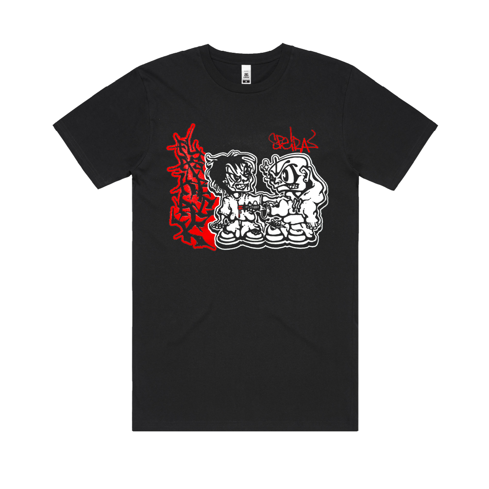 SPEIRA / Crettins Black T-Shirt
