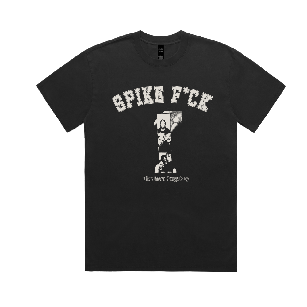 Spike Fuck / Live From Purgatory Faded Black Tee