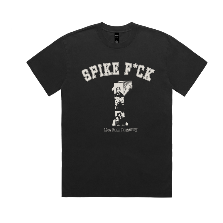 Spike Fuck / Live From Purgatory Faded Black Tee