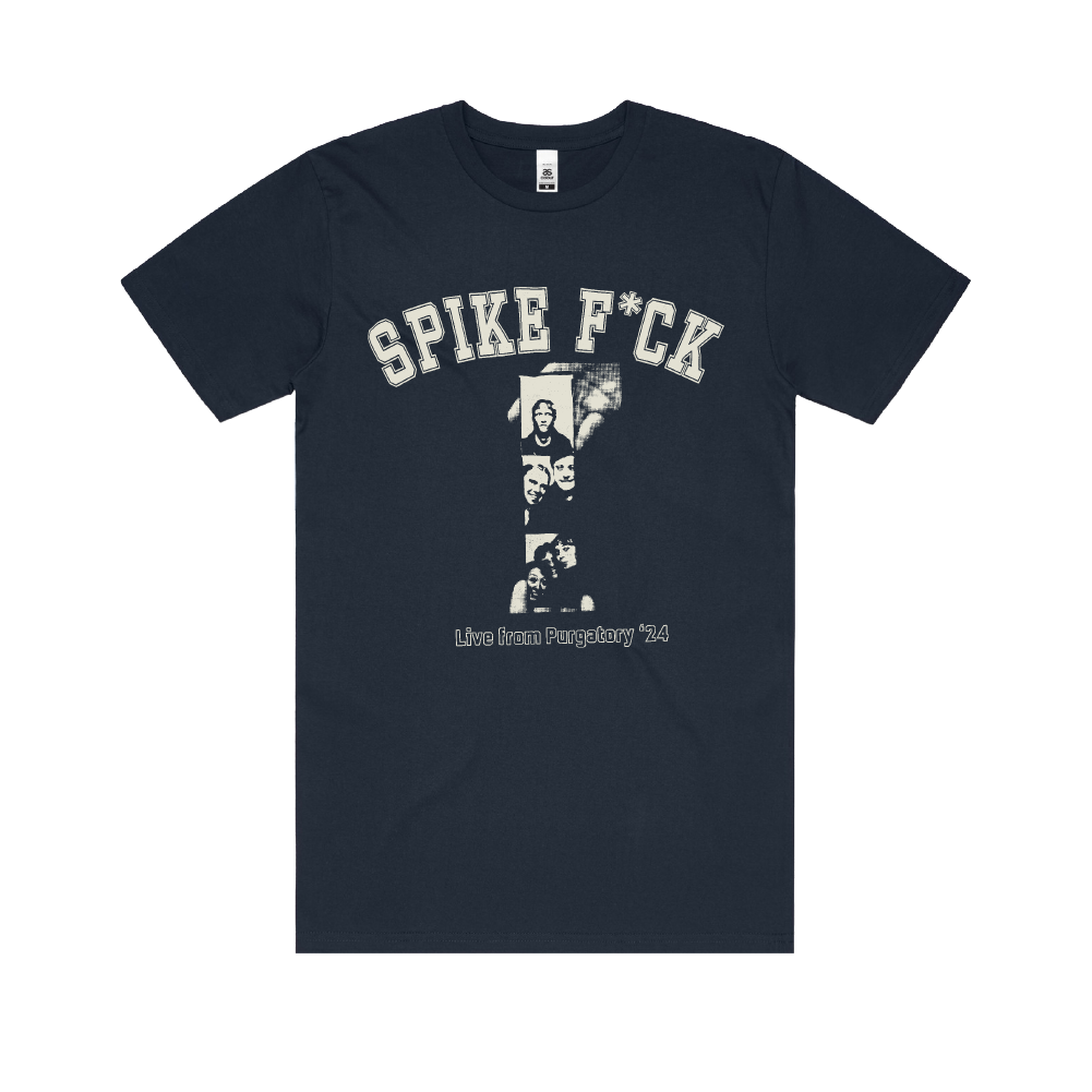 Spike Fuck / Live From Purgatory Navy Tee