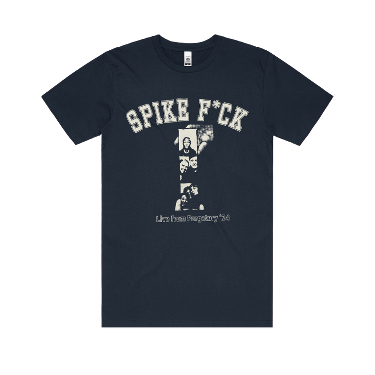 Spike Fuck / Live From Purgatory Navy Tee