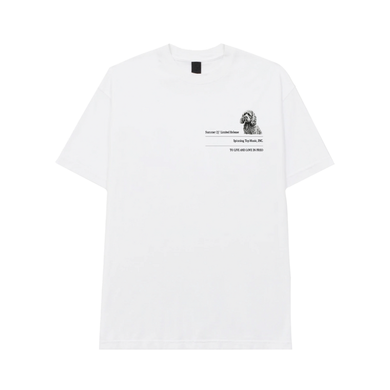 Spinning Top / Koma Dawg White T-Shirt