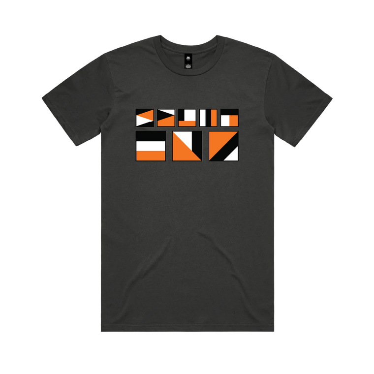 Split Enz / Flags Coal T-Shirt