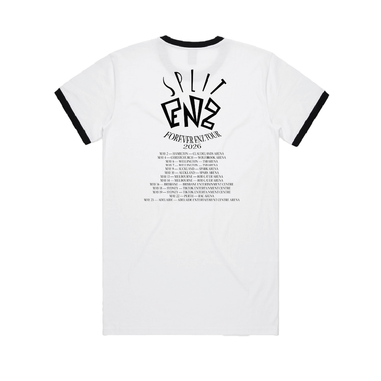 Split Enz / Explosion Tour Dates Ringer T-Shirt