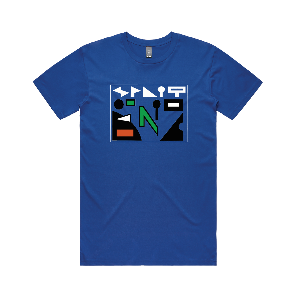 Split Enz / Shapes Blue T-Shirt