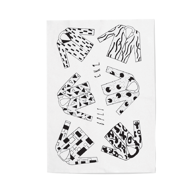 Split Enz / Jackets White Tea Towel