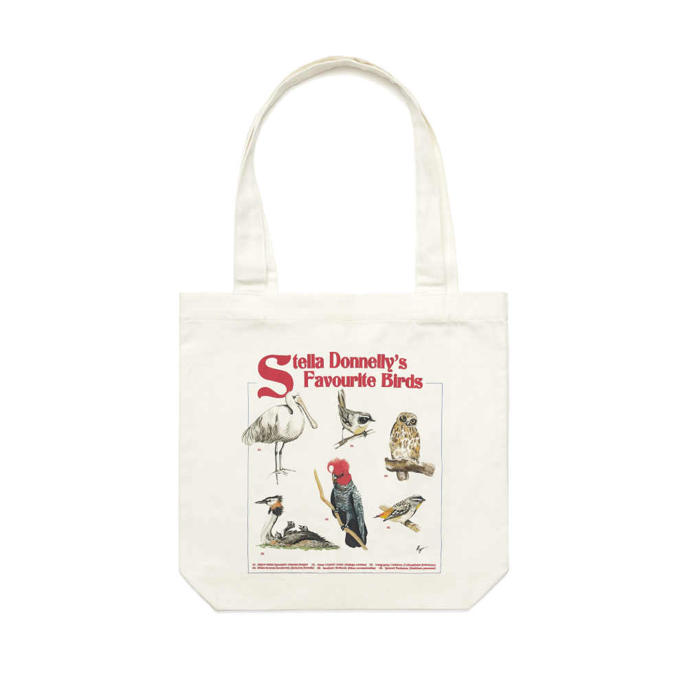 Stella Donnelly / Birds White Tote