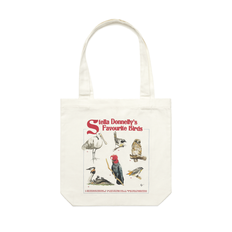 Stella Donnelly / Birds White Tote