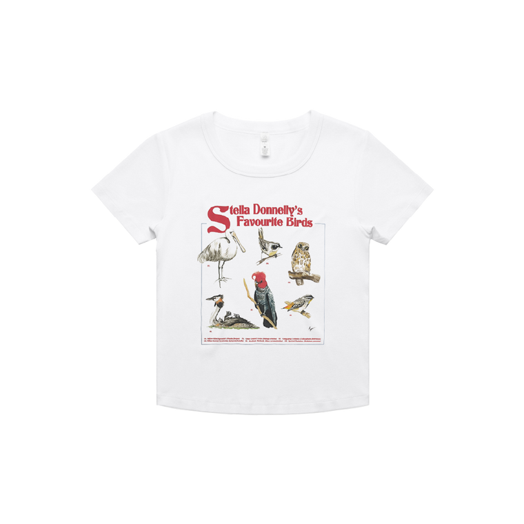 Stella Donnelly / Birds White Baby T-Shirt