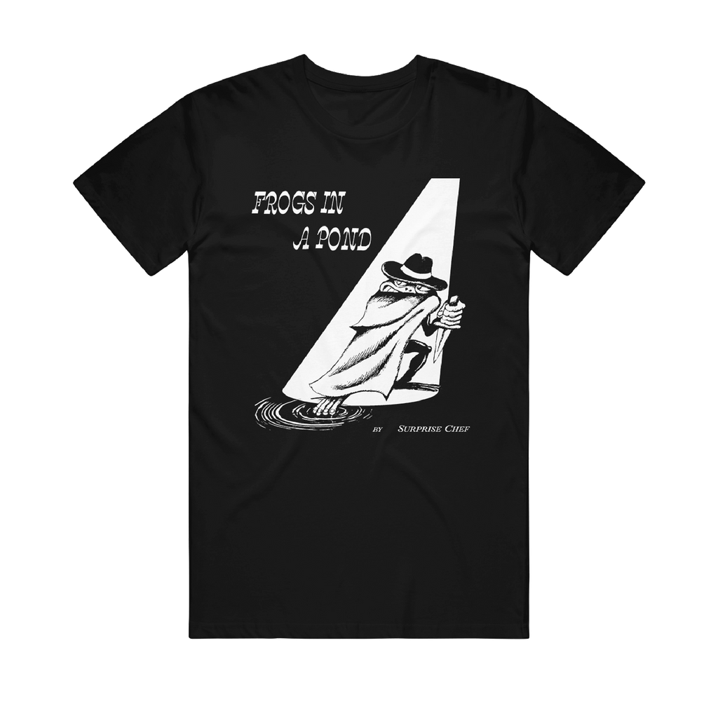 Surprise Chef / Frogs In A Pond Black T-Shirt ***PRE-ORDER***