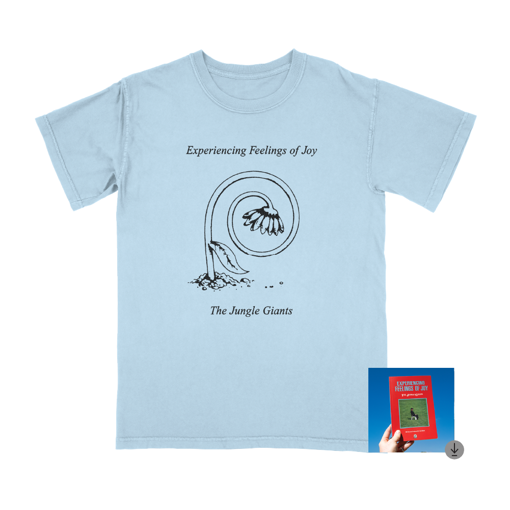The Jungle Giants / Sad Flower Blue T-Shirt & Digital Download