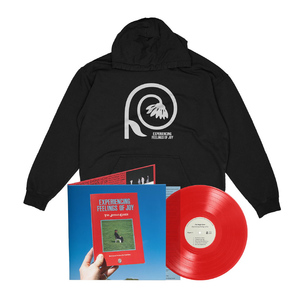 The Jungle Giants / Experiencing Feelings of Joy LP Transparent Red Vinyl & Black Hoodie ***PRE-ORDER***