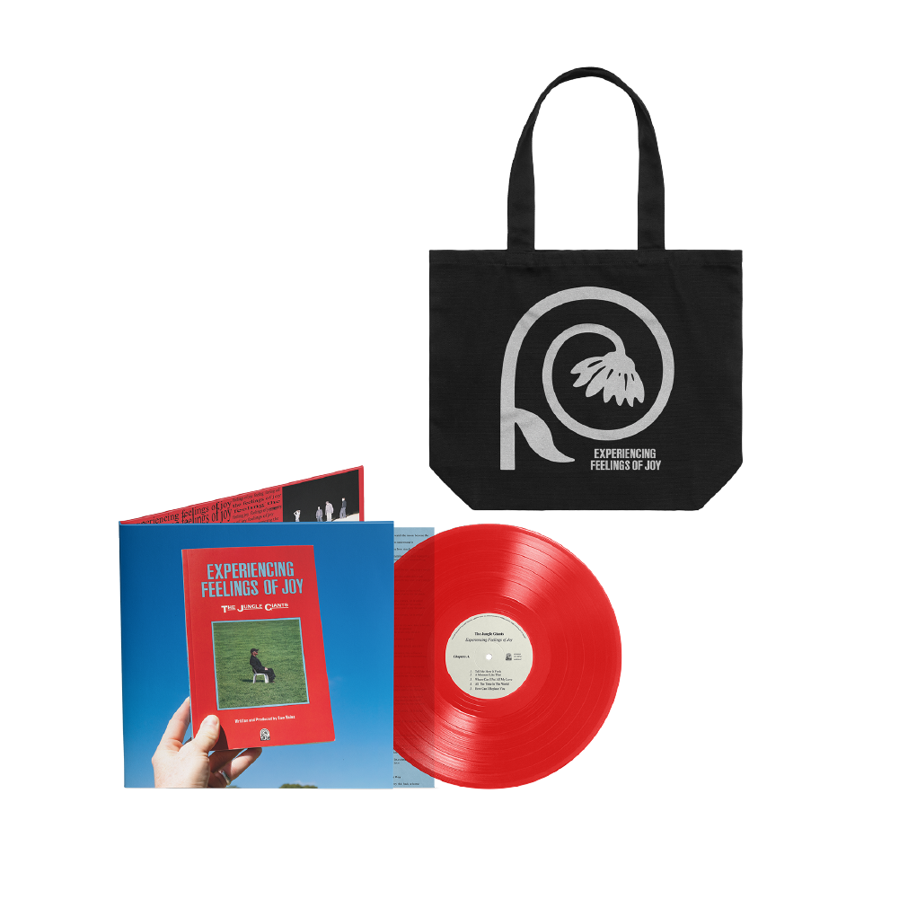 The Jungle Giants / Experiencing Feelings of Joy LP Transparent Red Vinyl & Black Tote Bag ***PRE-ORDER***