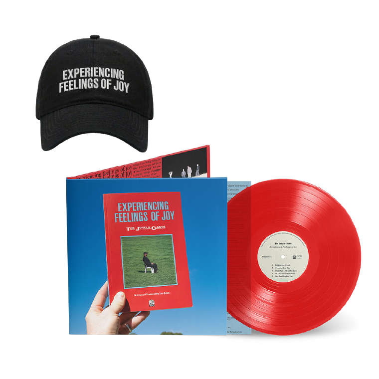 The Jungle Giants / Experiencing Feelings of Joy LP Transparent Red Vinyl & Black Cap