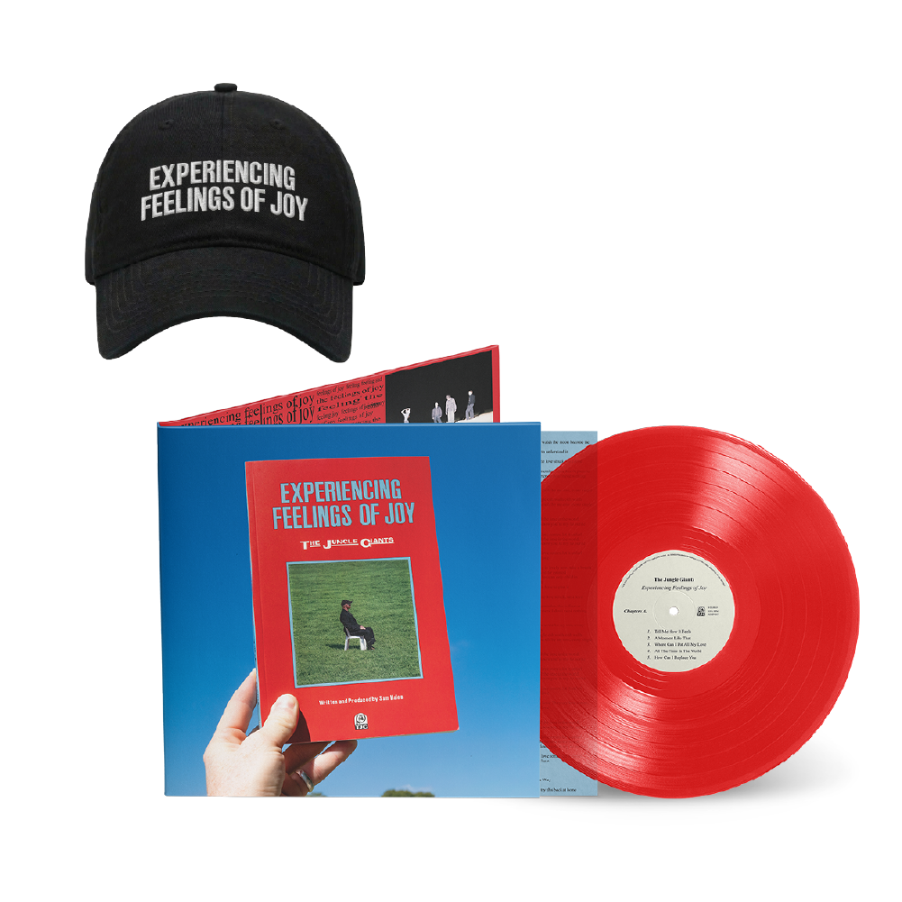 The Jungle Giants / Experiencing Feelings of Joy LP Transparent Red Vinyl & Black Cap ***PRE-ORDER***