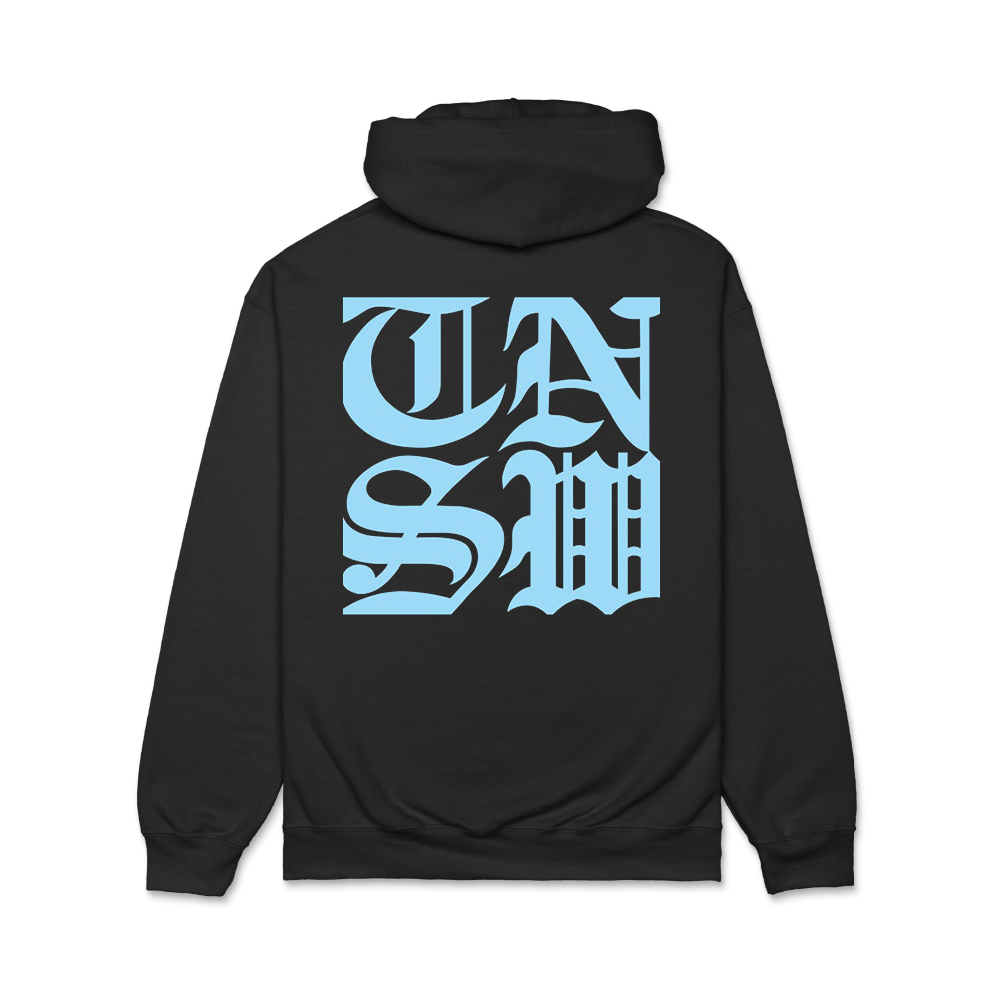 TNSW Hoodie (Black+Blue print)