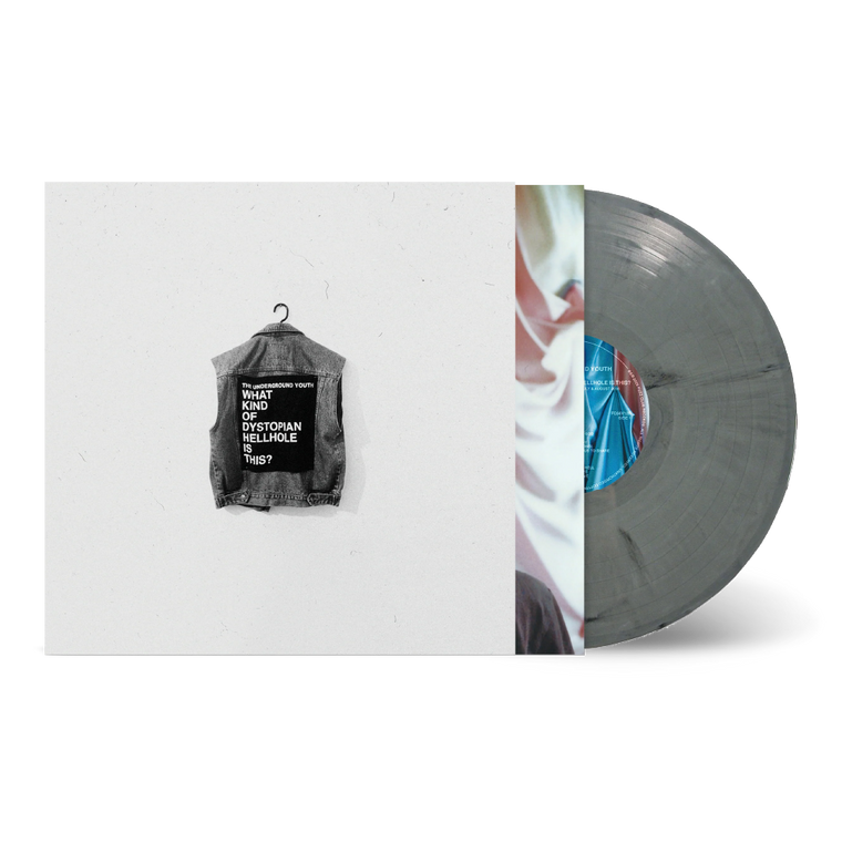 The Underground Youth / What Kind Of Dystopian Hellhole Is This? LP Graphite Eco-Mix Vinyl