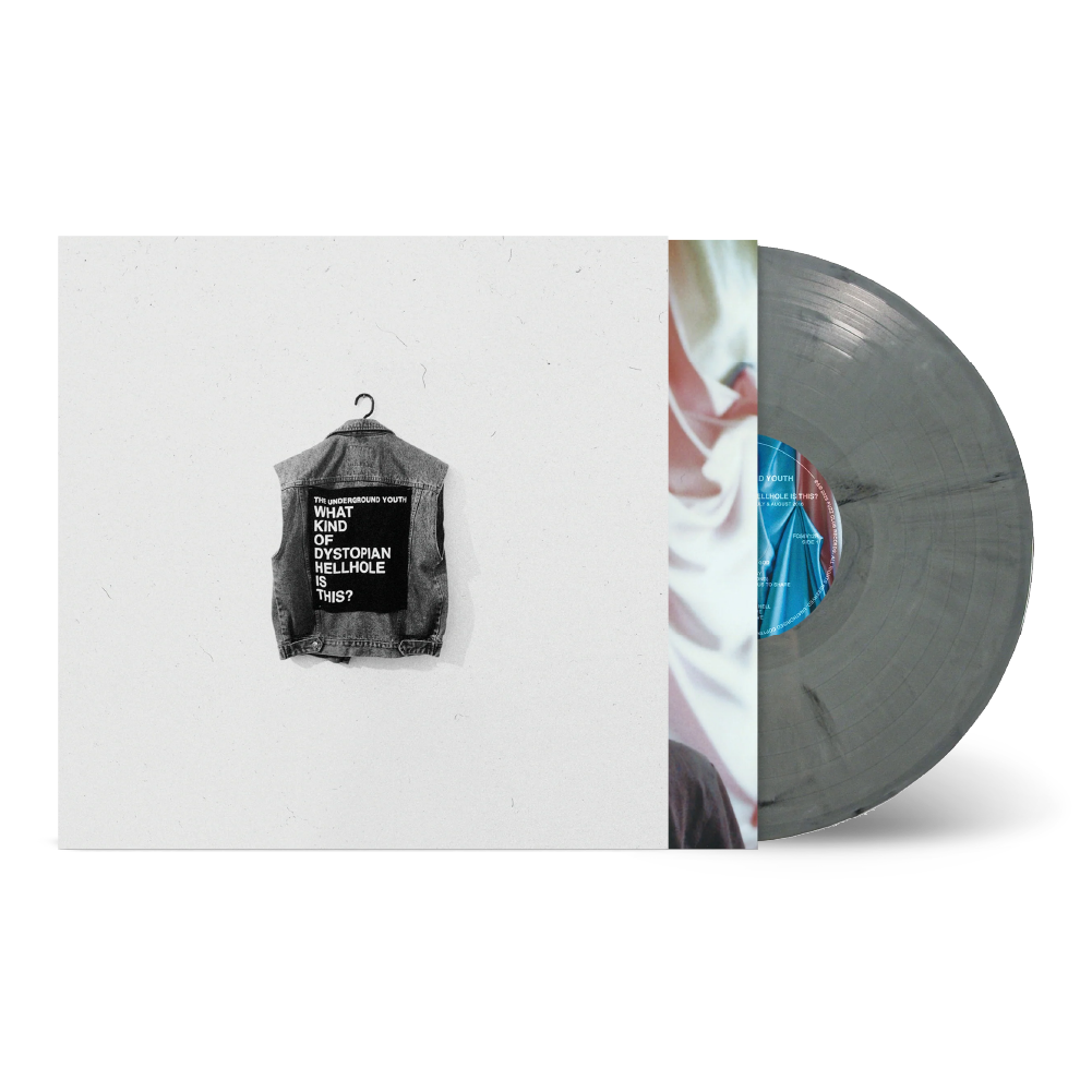 The Underground Youth / What Kind Of Dystopian Hellhole Is This? LP Graphite Eco-Mix Vinyl