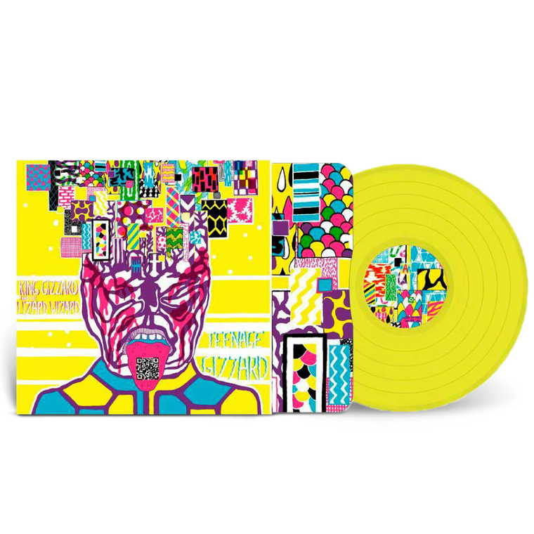 King Gizzard & The Lizard Wizard / Teenage Gizzard (Fuzz Club Official Bootleg) Gatefold 180g LP Yellow Vinyl & Reverse Groove Playback