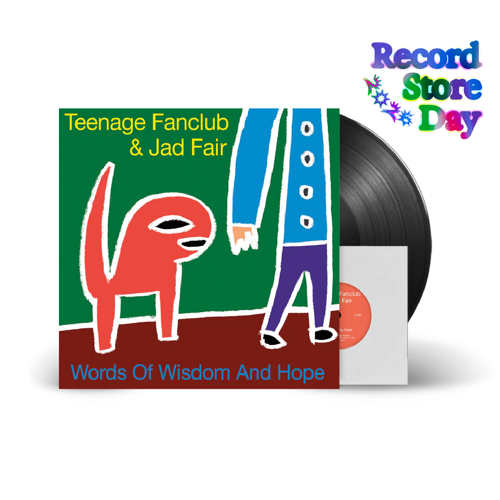 Teenage Fanclub & Jad Fair / Words of Wisdom and Hope LP Black Vinyl RSD 2026