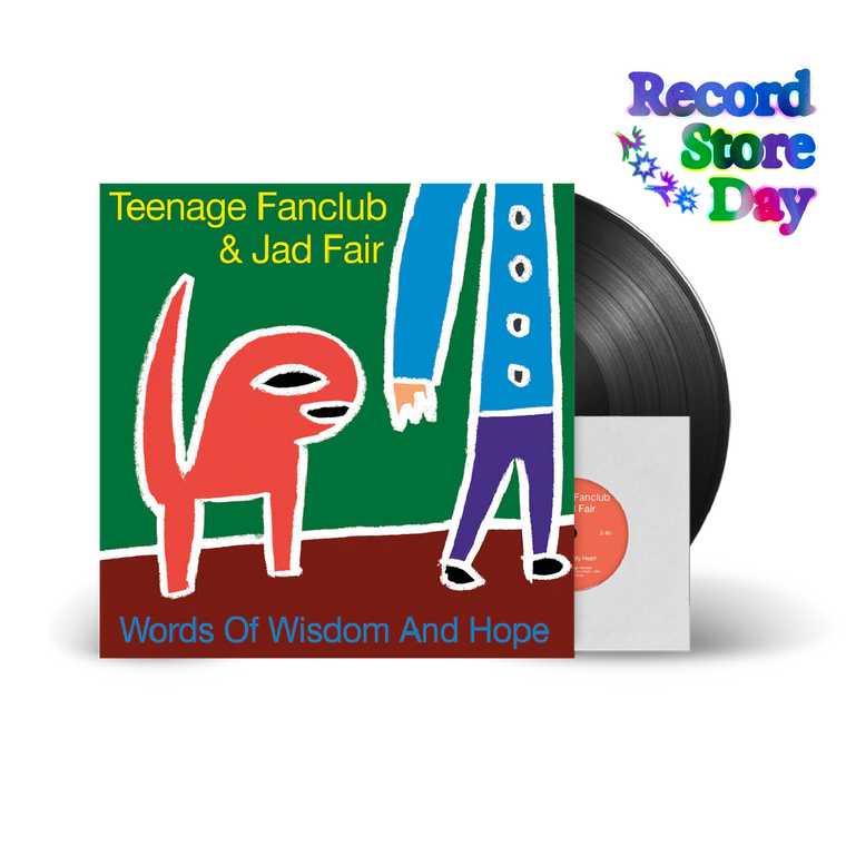 Teenage Fanclub & Jad Fair / Words of Wisdom and Hope LP Black Vinyl RSD 2026