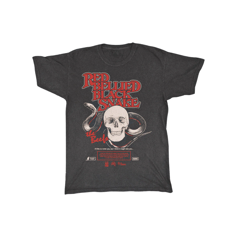 The Beefs / Red Bellied Black Snake Charcoal Kids T-Shirt