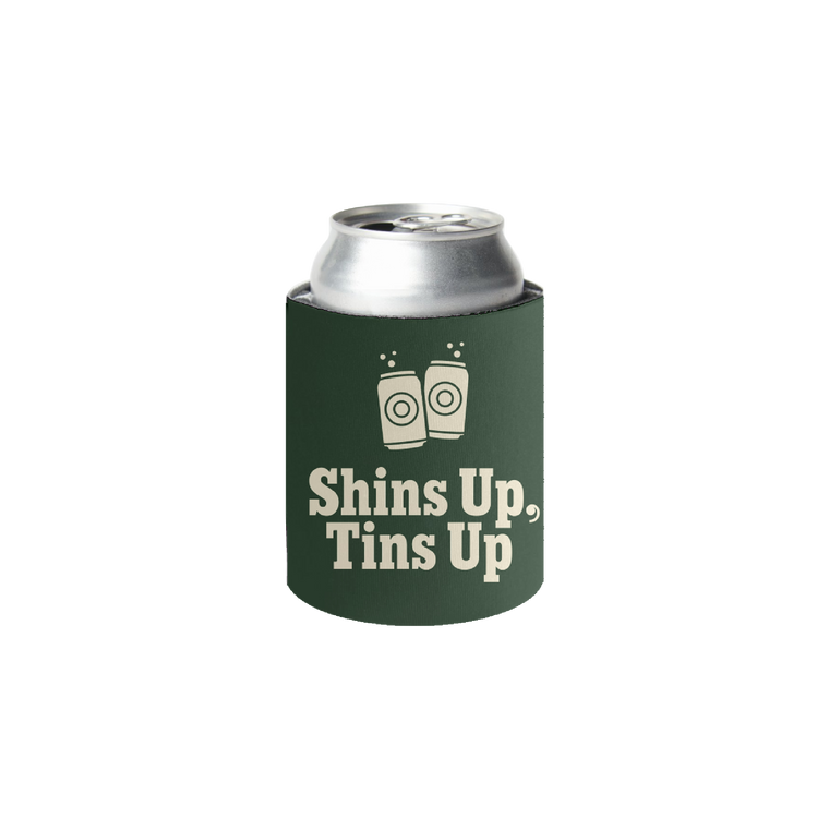 The Beefs / Shins Up, Tins Up Stubby Holder