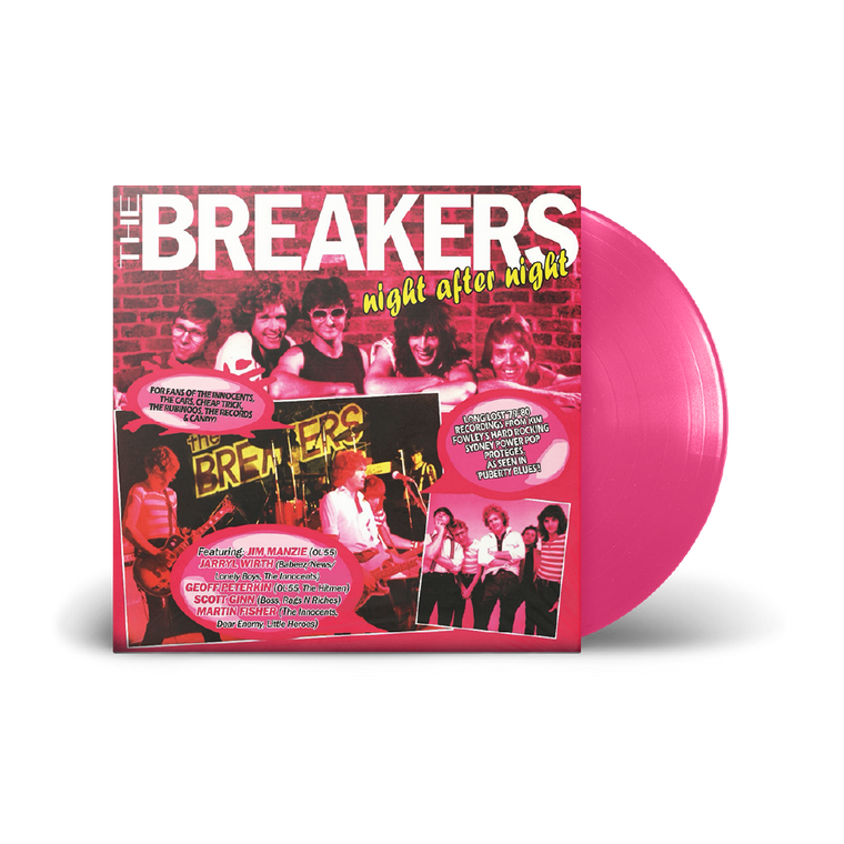 The Breakers / Night After Night LP Pink Vinyl