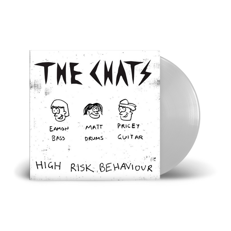 The Chats / High Risk Behaviour LP Clear Vinyl