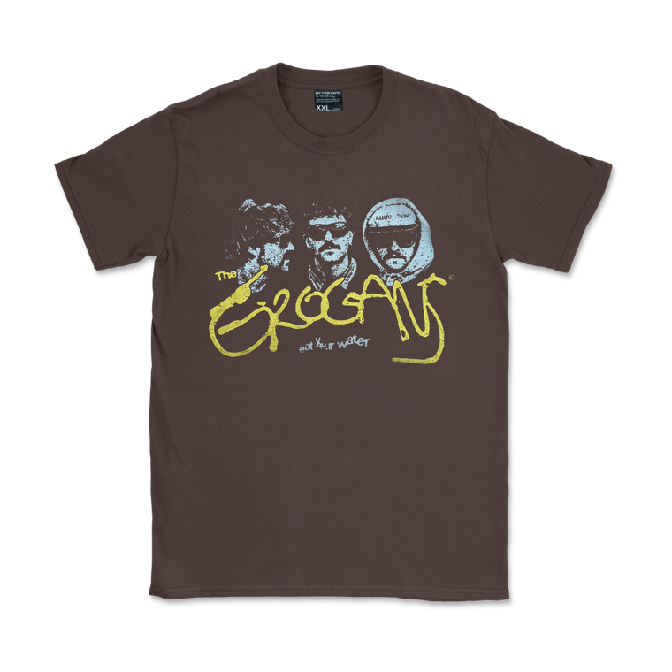 The Grogans / Eat Your Water Brown Tee