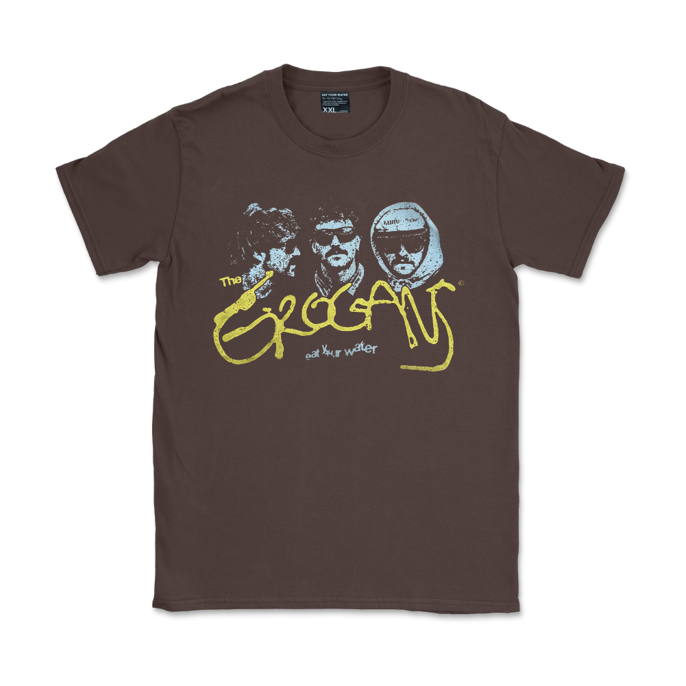 The Grogans / Eat Your Water Brown Tee