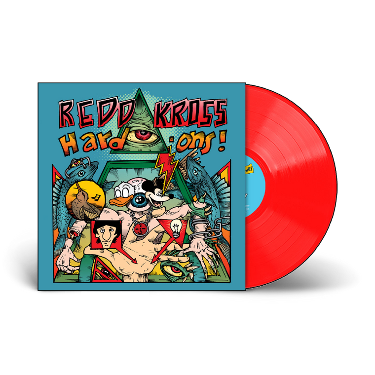 Redd Kross and Hard-Ons / Redd Kross/Hard-Ons LP Opaque Red Vinyl