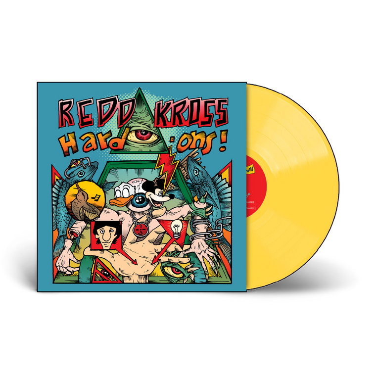Redd Kross and Hard-Ons / Redd Kross/Hard-Ons LP Opaque Yellow Vinyl