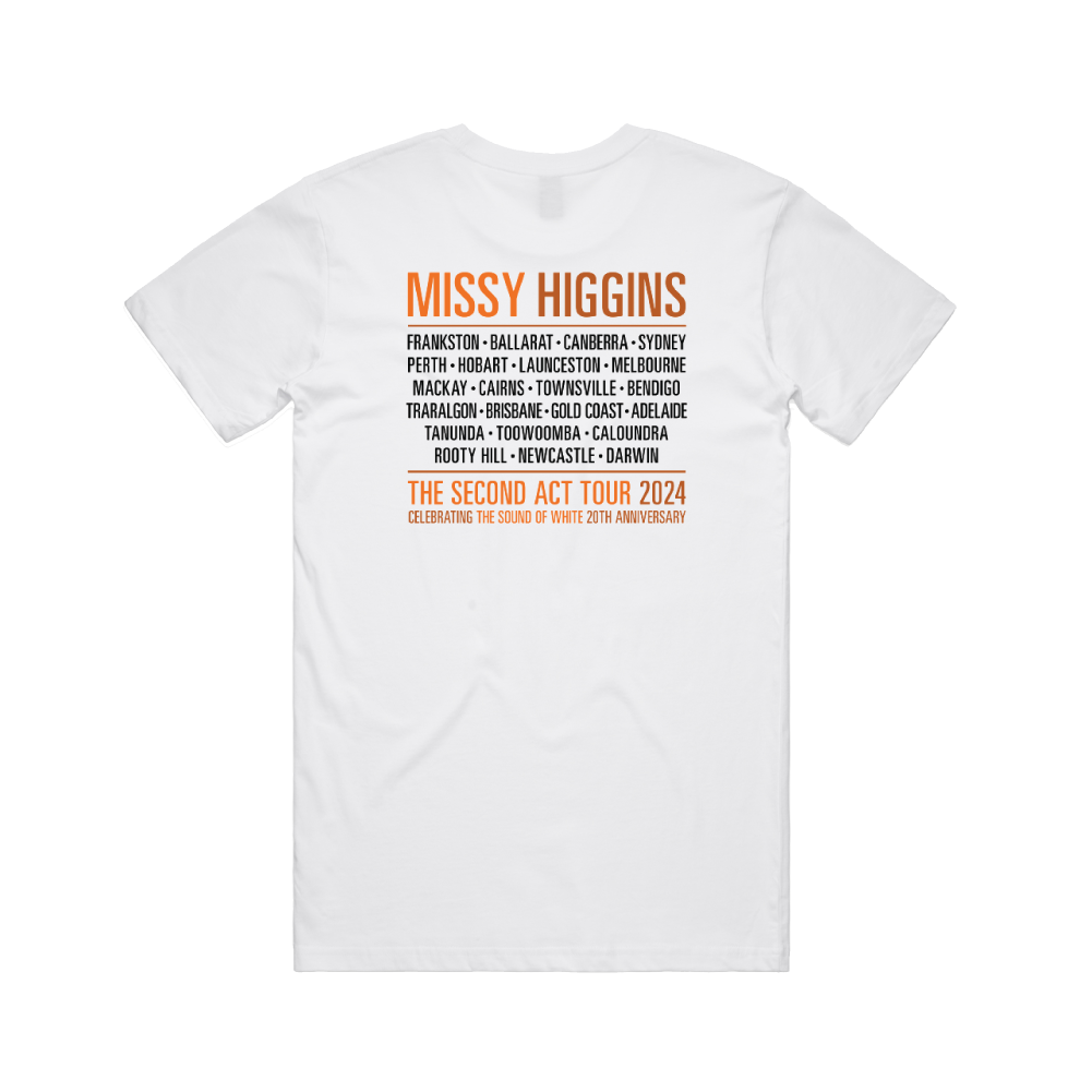 Missy Higgins / The Second Act Tour White T-Shirt