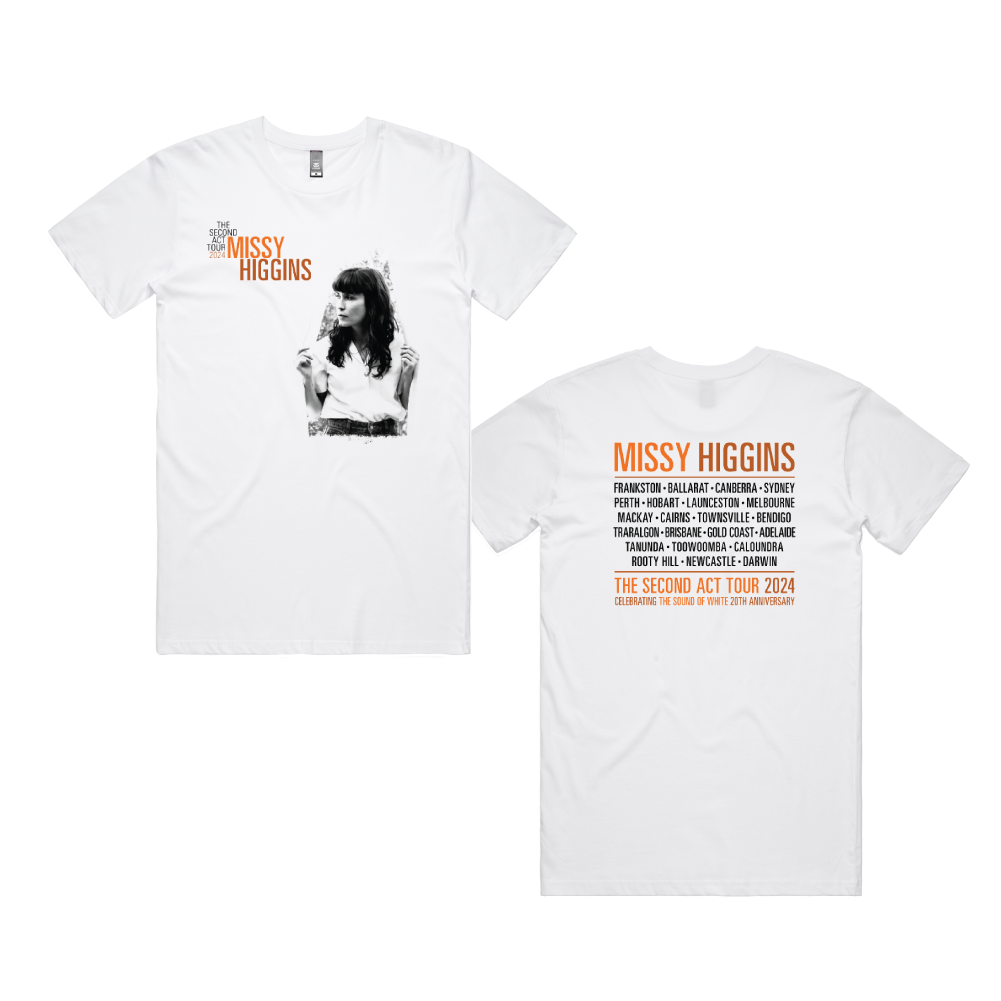 Missy Higgins / The Second Act Tour White T-Shirt