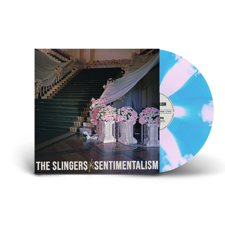 The Slingers / Sentimentalism LP Blue & Pink Cornetto Vinyl & Navy Hoodie