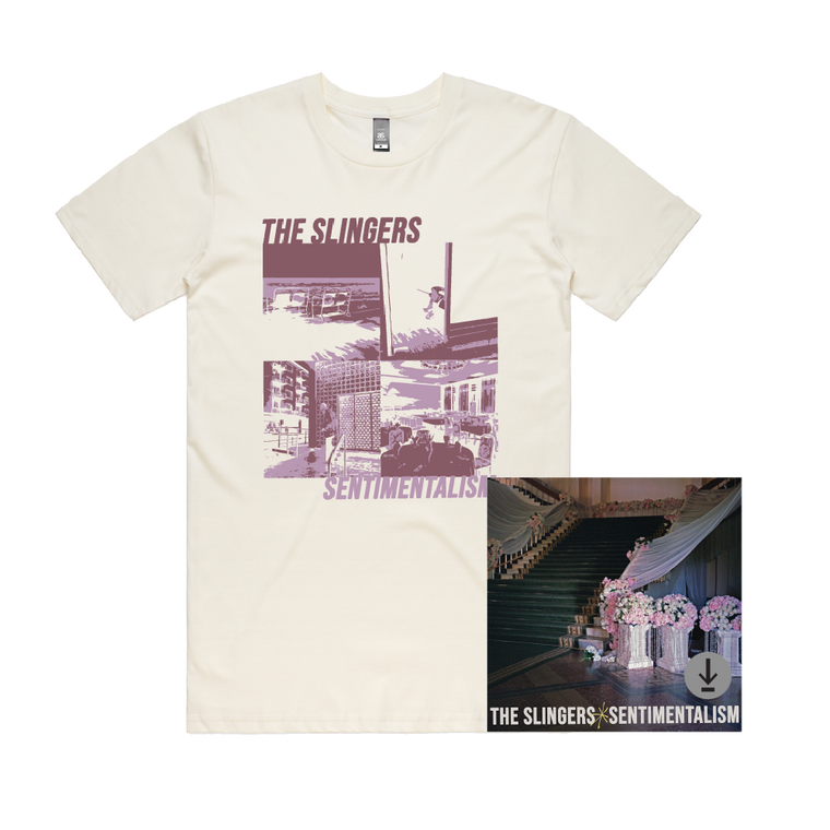 The Slingers / Sentimentalism Natural T-Shirt & Digital Download