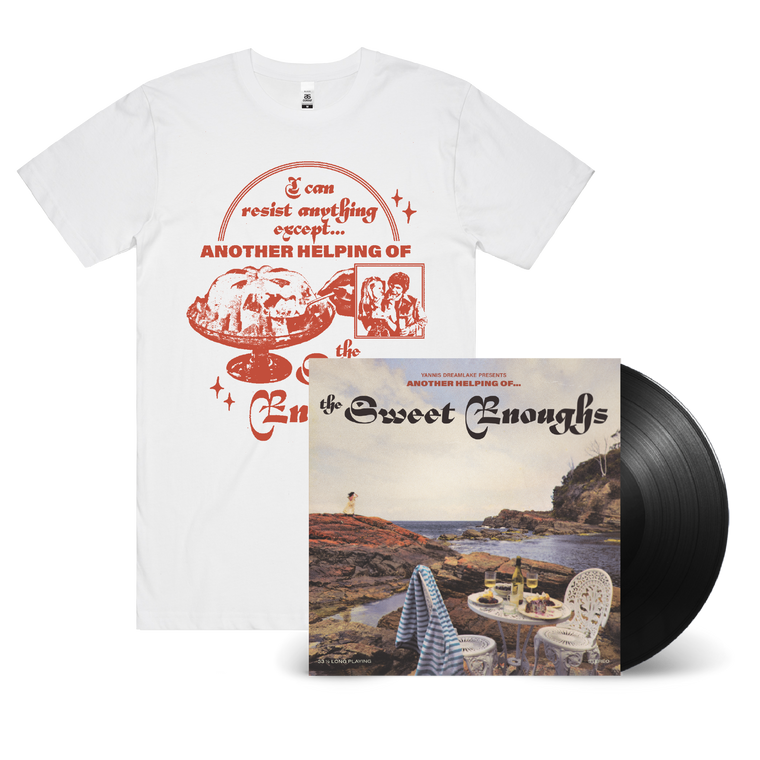 The Sweet Enoughs / Another Serving Of... LP Black Vinyl & White T-Shirt ***PRE-ORDER***