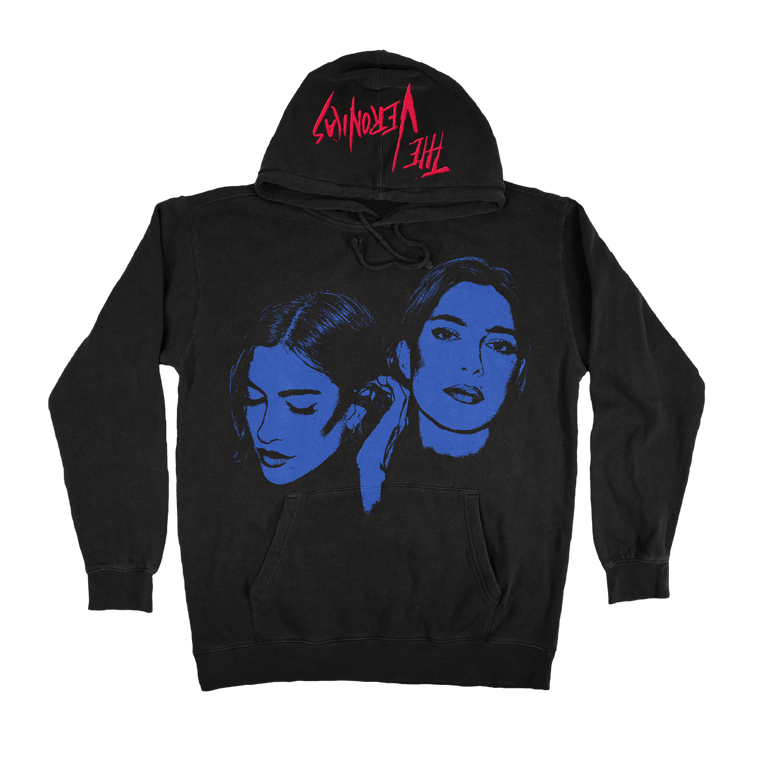 The Veronicas / Faded Black Hoodie
