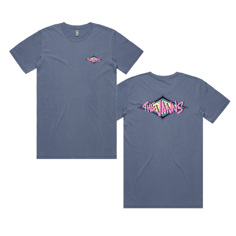 The VANNS / Retro Blue Screenprint T-Shirt
