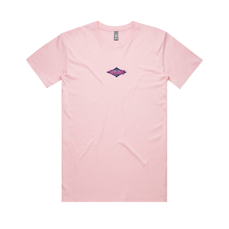 The VANNS / Retro Embroidered Pink T-Shirt