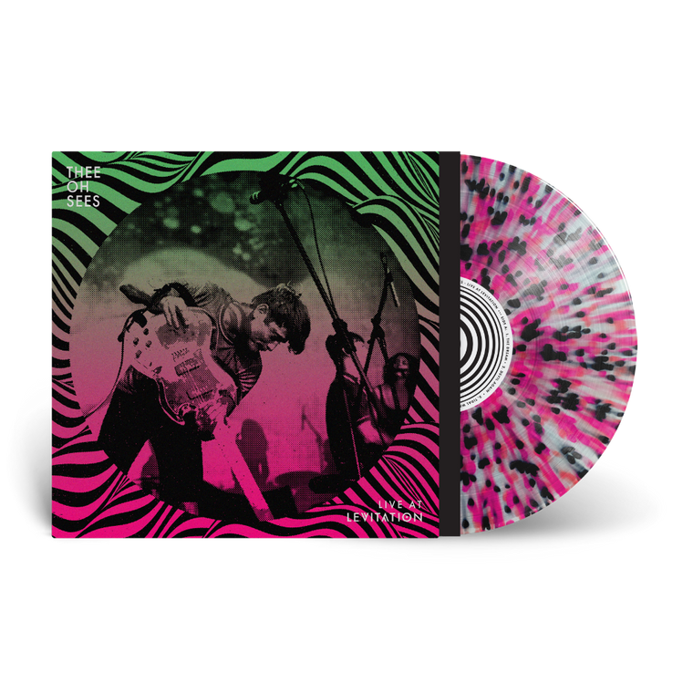 Thee Oh Sees / Live At Levitation (Fuzz Club Edition) LP Milky Clear, Pink & Black Splatter Vinyl