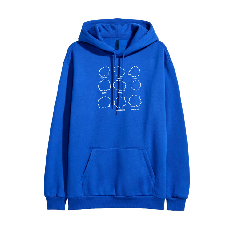 Courtney Barnett / 'Things Take Time, Take Time' Blue Hoodie